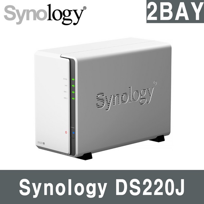 시놀로지 DS220J 씨게이트아이언울프 하드 포함형, DS220J 8TB 씨게이트아이언울프 (4TBx2)