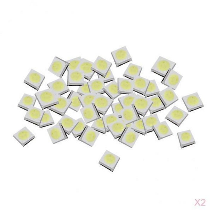 Zeyuan 100x 3535 3V LED 칩 라이트 조명 액세서리, 1개, 하얀