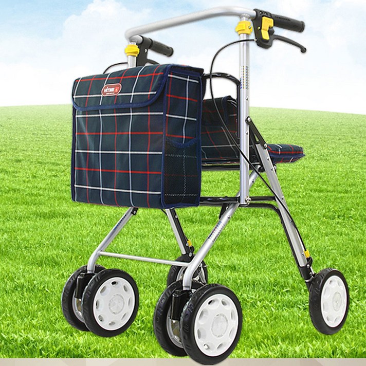 히트미 대만산 실버카 노인보행기 보행보조차 할아버지유모차, 1개입