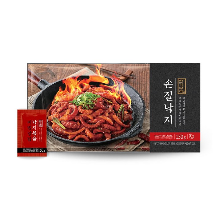 김나운더키친 양희경 비법 낙지볶음 13팩+매콤소스 13팩, 단품