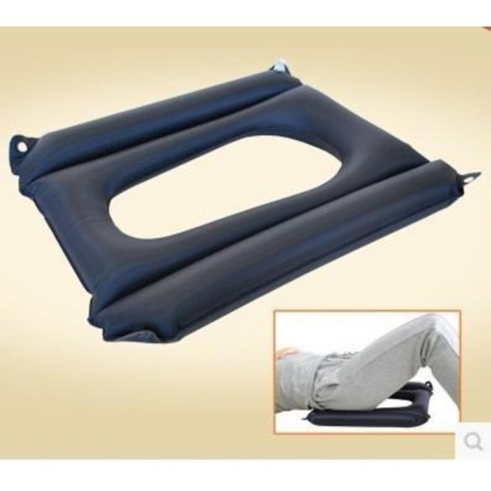 욕창방지매트 저소음 환자 어르신 노인 효도 방석 에어 매트리스 침대환자용 방지 쿠션 벤치변기 공기방석 대변공 휠체어용 노인방석