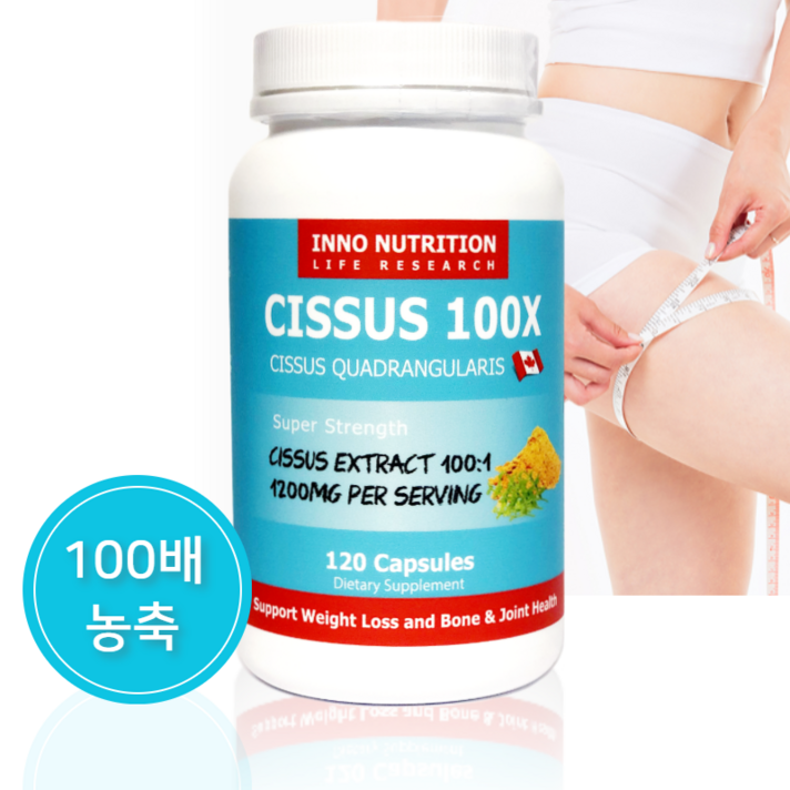 InnoNutrition 시서스 100배농축 1200mg 120캡슐 캐나다직배송 씨서스다이어트 중금속미검출, 1개