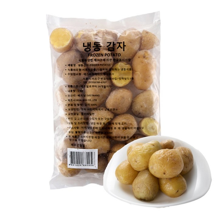 마당발 조림용 알감자 1kg, 1팩