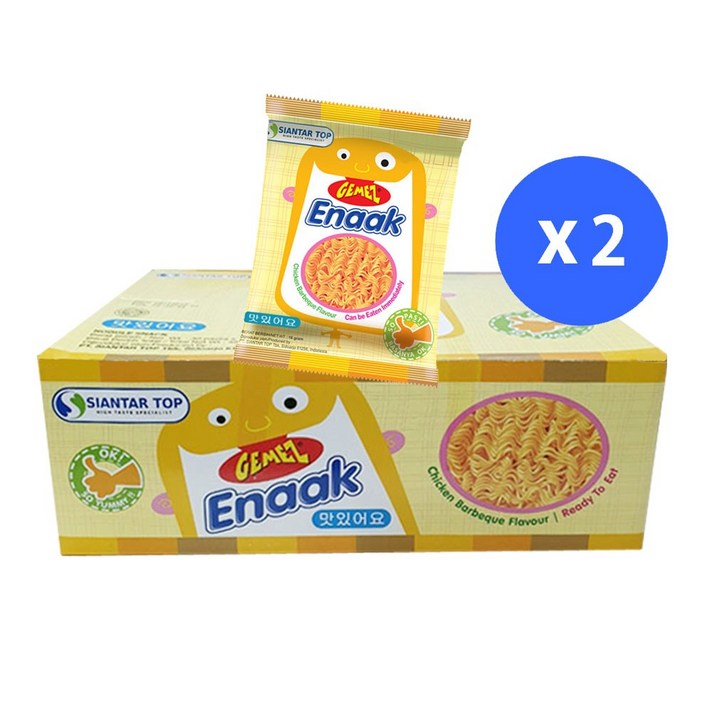 (상온)에낙 게메즈 에낙(라면과자16g*30개입)x2개, 1세트