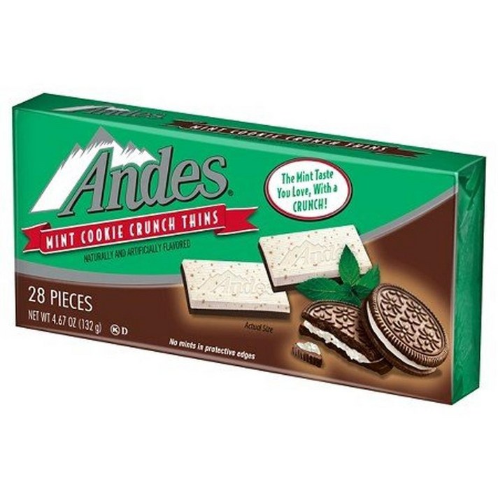 Andes 앤디스 안데스 민트 쿠키크런치 수입 초콜릿