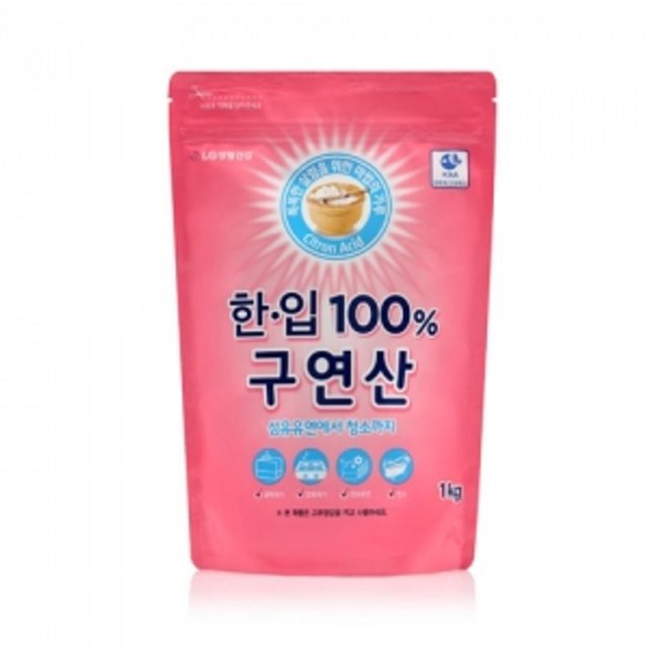 과탄산소다 가성소다 베이킹소다 과탄산나트륨 베이킹소다베이킹파우더 무수구연산 한입 구연산 1kg 8개