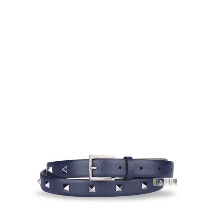 발렌티노 남성 락스터드 언타이틀 네이비 벨트
