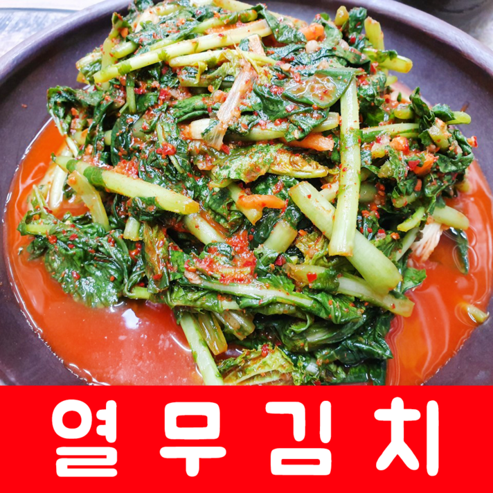 맛사랑식품 열무김치 5kg, 1봉