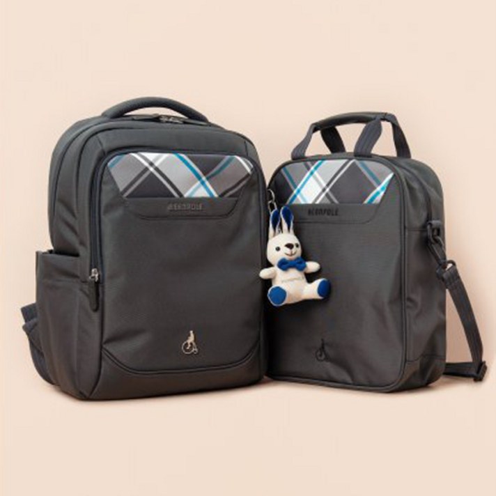 [BEANPOLE KIDS]애쉬 코어 체크 라이트 책가방 SET(PS001180064)