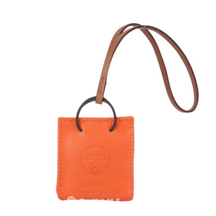[에르메스] 에르메스 키링 SAC ORANGE PM : 오렌지