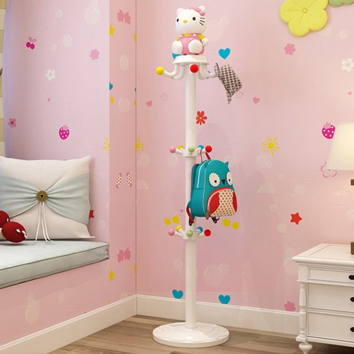 귀여운 행거 스텐드행거 캐릭터옷걸이 도라에몽 헬로키티주니어행거, 헬로키티150cm