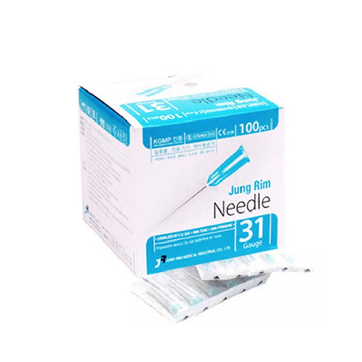 주사침 일회용 멸균 모음 병원여드름니들주사바늘, 18. 정림 31GX1/2inch
