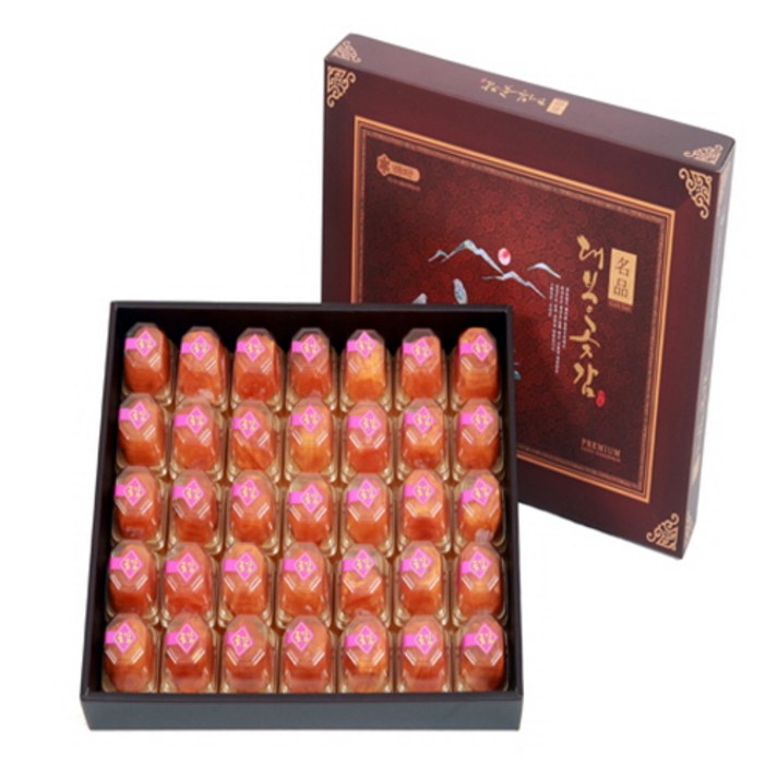 [영동감협동조합] 대봉 반건시선물세트, 1box, 3.3kg(개당90g이상 35과)