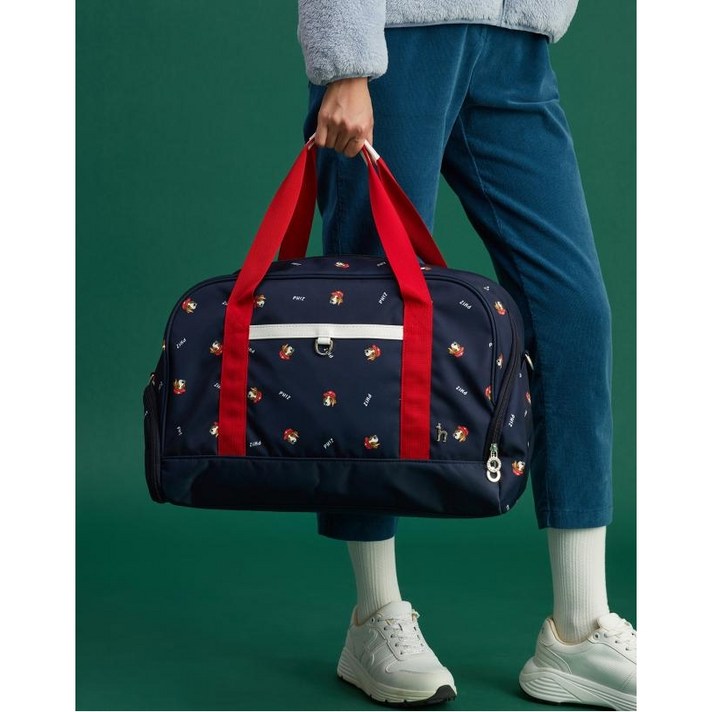 헤지스 골프 여성 20FW [PHIZ DOT] 네이비 피즈패턴 경량 보스턴백(캐리어핸들 삽입형) HWGF0F952N2, NORMAL NAVY
