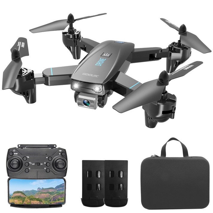 CSJ S173 WiFi FPV 4K 카메라 RC 드론, 카메라+배터리 2개