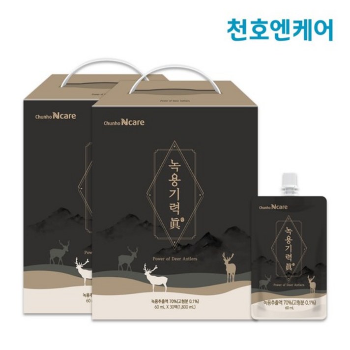 [천호엔케어] 녹용기력진 60ml 30개입 2박스