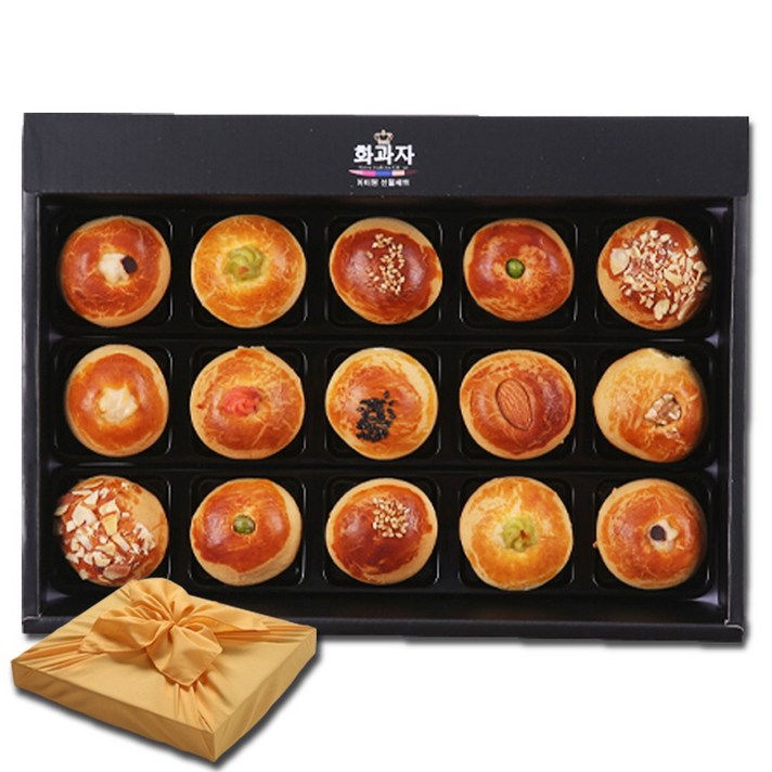 아이원 우리밀 만쥬15구 고급선물세트 설선물 설선물세트, 1box