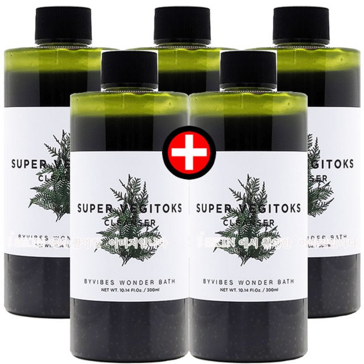 조성아 원더바스 슈퍼 베지톡스 클렌저 그린, 300ml, 5개