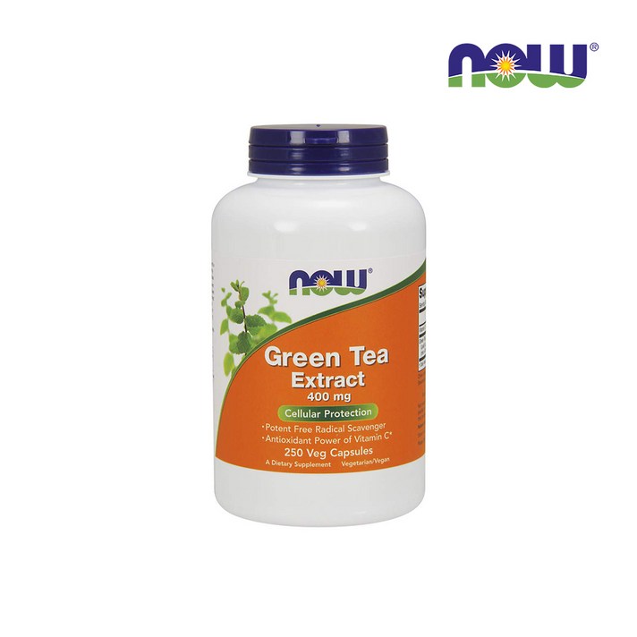 NOW Foods 녹차 추출물 카테킨 400mg 250캡슐, 단품