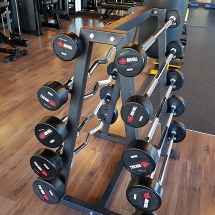 아이언불 프리미엄 고정식 바벨 일자바 컬바 세트 10kg~30kg, (컬) 10kg