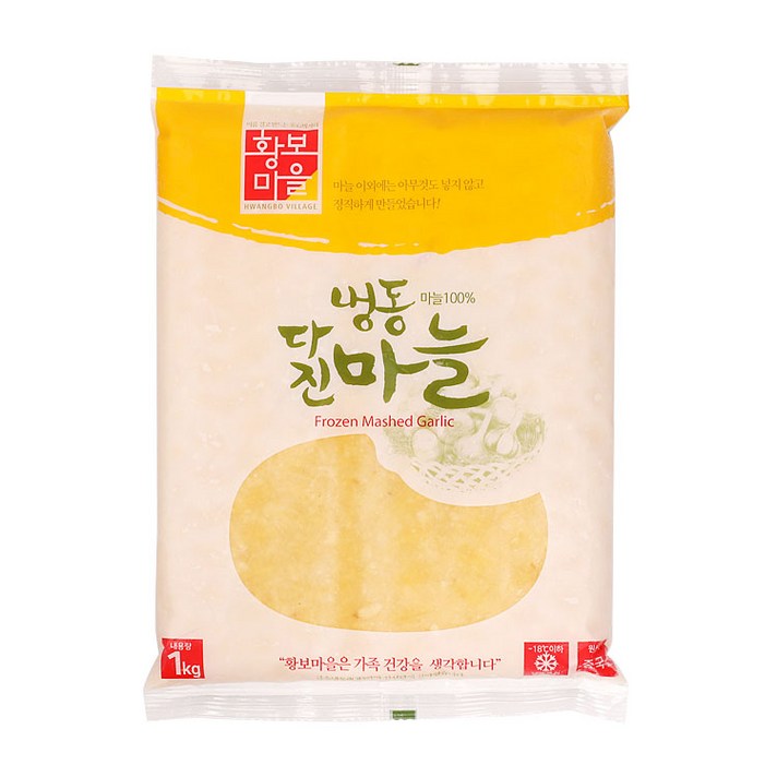 황보마을 냉동다진마늘(중국산)1kg, 냉동다진마늘(중국산)1kg/황보마을