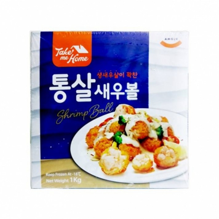 아모제 통살 새우볼 1KG 50개, 1box