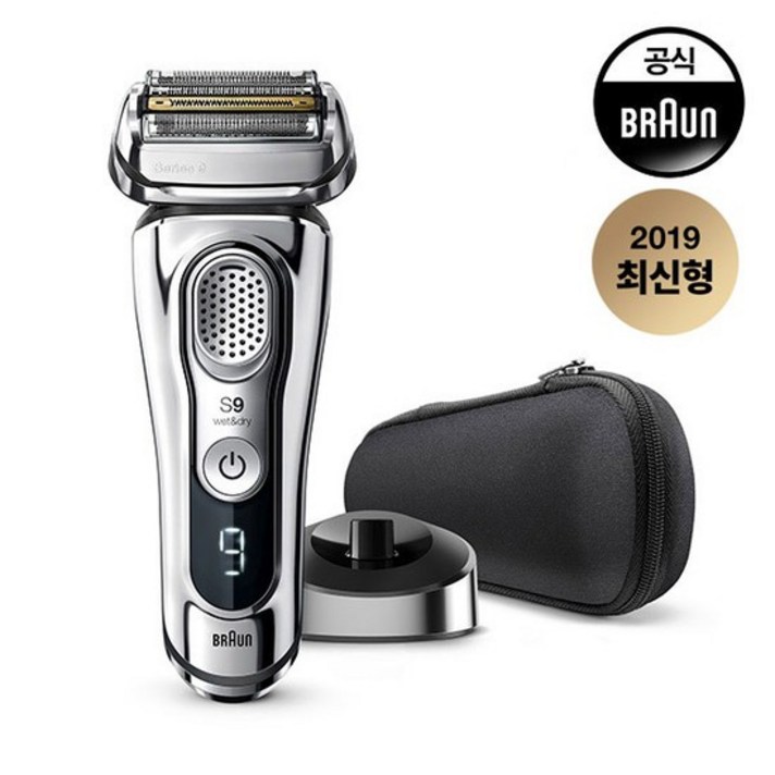 [BRAUN] 브라운전기면도기 시리즈9 9355s Chrome, 상세설명 참조, 01_9355s[BM89]