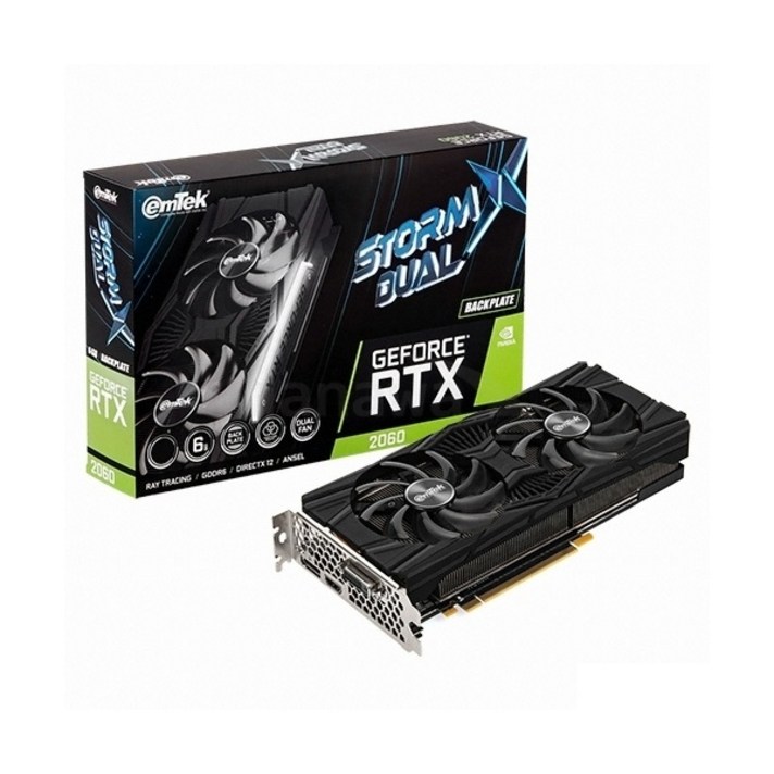 이엠텍 지포스 RTX 2060 STORM X Dual D6 6GB, 단일상품