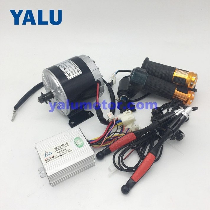 24 v 350 w 전기 자전거 dc 모터 my1016 전기 자전거 변환 키트 스쿠터 디지털 스로틀 배터리 표시기 ebike 키트, 24V 350W_6
