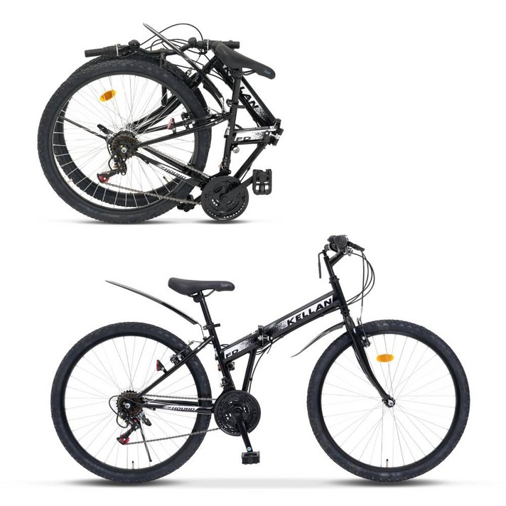 삼천리자전거 MTB 접이식 자전거 26 KELLAN FD, 1개, 170cm, 블랙