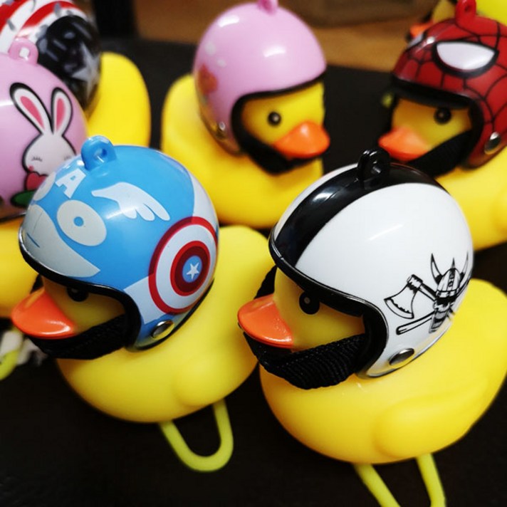 UNIQBLE 2019 러버덕 led 라이트 거치대 자전거 전동 킥보드 씽씽카 오토바이 유모차 안전등 야간등 벨 액세서리, WC019 스파이더, 1개