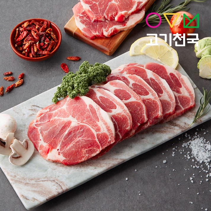 고기천국 목삼겹(구이용) 400g, 1팩