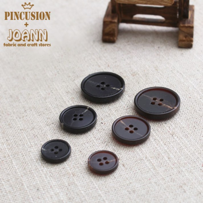 (10개)기본자켓단추15mm 20mm 25mm, 20mm진브라운