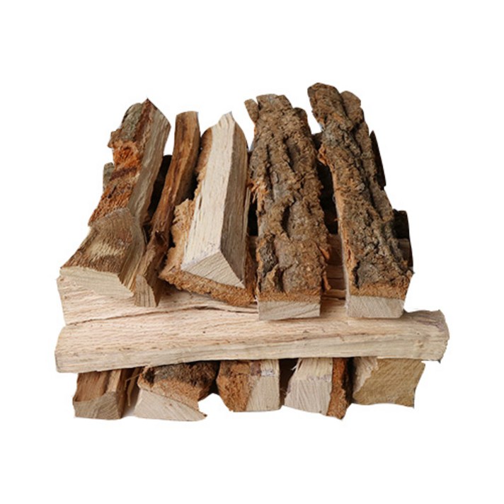 싸가지네 참나무 껍질 생목 장작, 참나무 껍질 생목(안마른)장작, 10kg