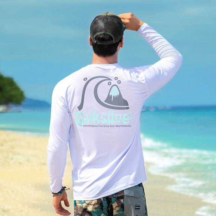 퀵실버 남성 루즈핏 래쉬가드 QS735WMT