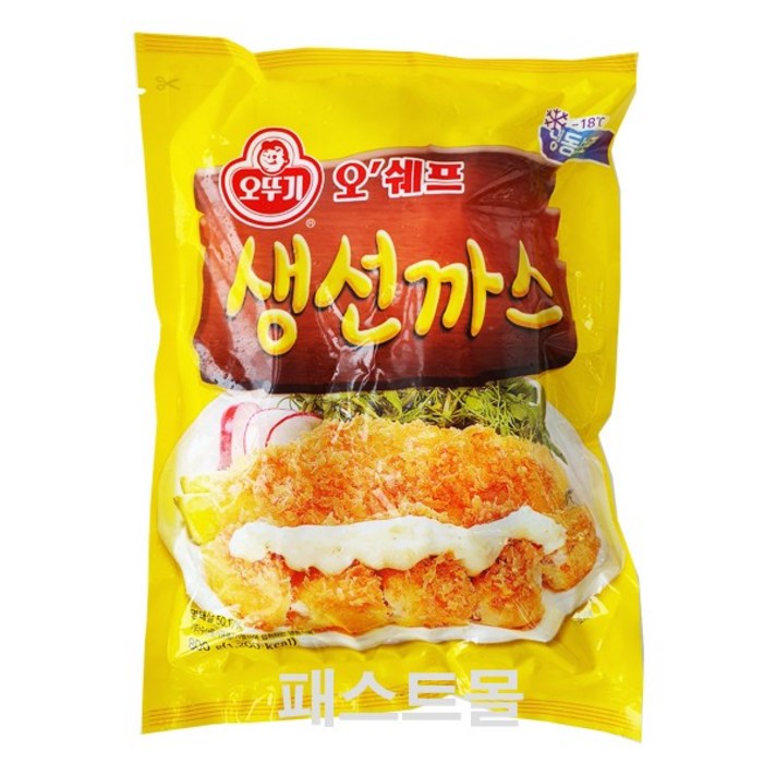 오뚜기 오쉐프 생선까스, 1개, 800g
