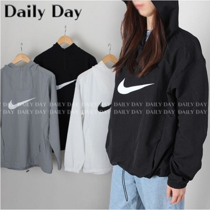 데일리 데이 국내배송 바람막이 아노락 후드티셔츠 커플 후드티
