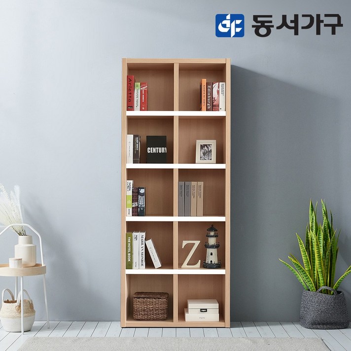 동서가구 피츠 댄디 5단 800 오픈책장 PAC033, 메이플화이트