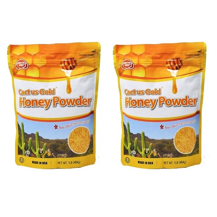 [미국직배송] 미국 아리조나 천연꿀가루 허니 파우더 454g (수량옵션)/Arizona Honey powder, 2개