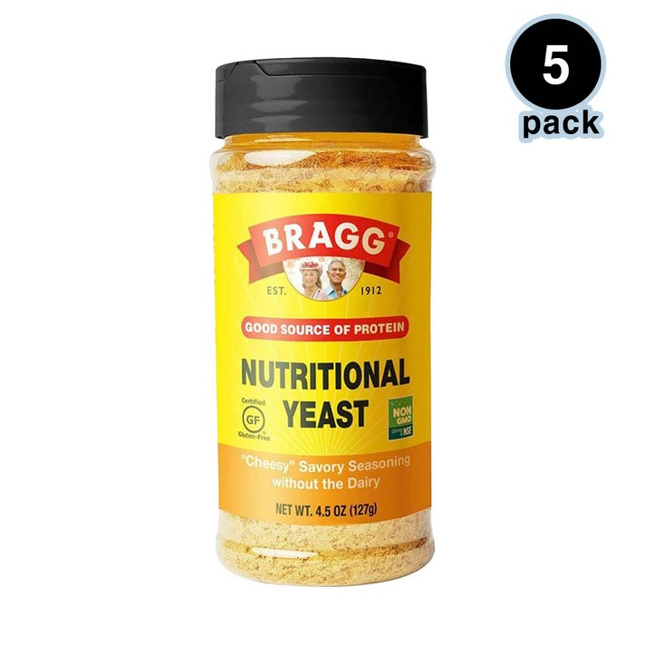 Bragg 브래그 프리미엄 뉴트리셔널 이스트 시즈닝 127g 5팩
