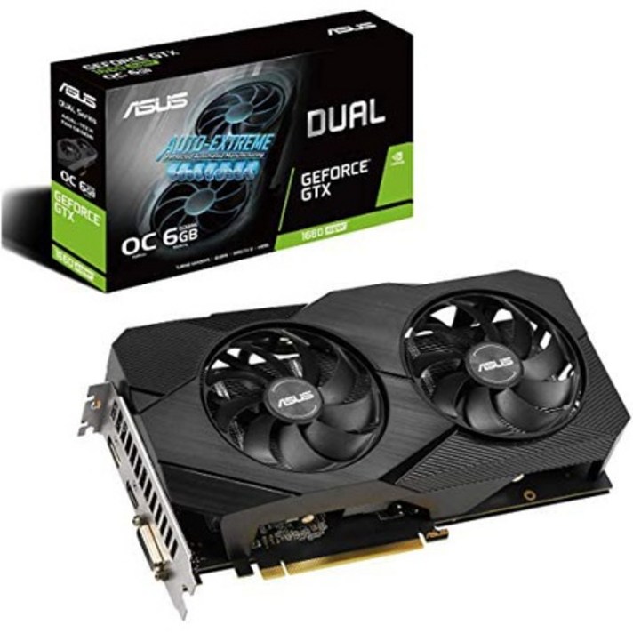 해외550022781 그래픽카드 Asus GeForce GTX 1660 Super Overclocked 6GB Dual-Fan Evo Edition VR Ready, 상세 설명 참조0