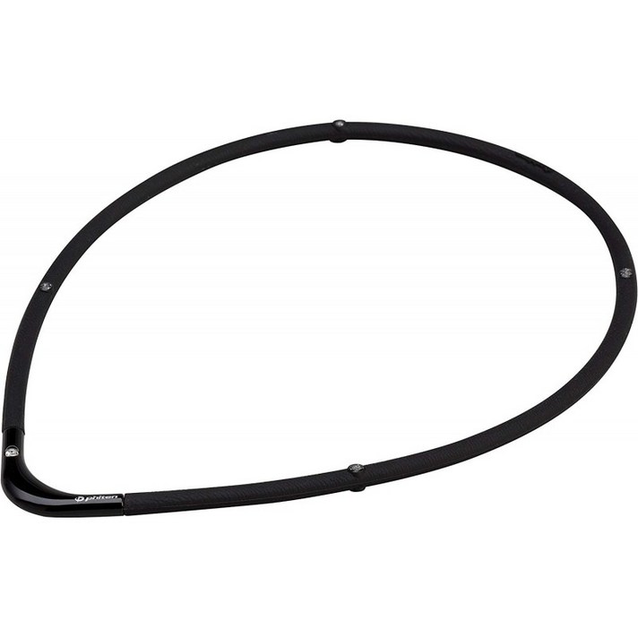 화이텐 (phiten) 목걸이 RAKUWA 자기 티타늄 목걸이 S- || 블랙 × 블랙 55cm