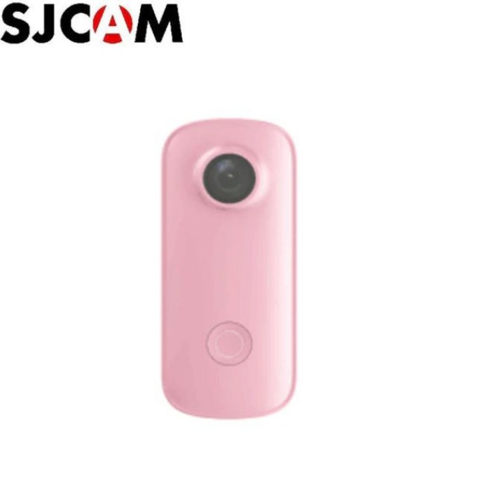 SJCAM C100 액션캠 30M방수 케이스 1080P 30FPS 바디캠 자전거 블랙박스 다용도 활용성, 핑크