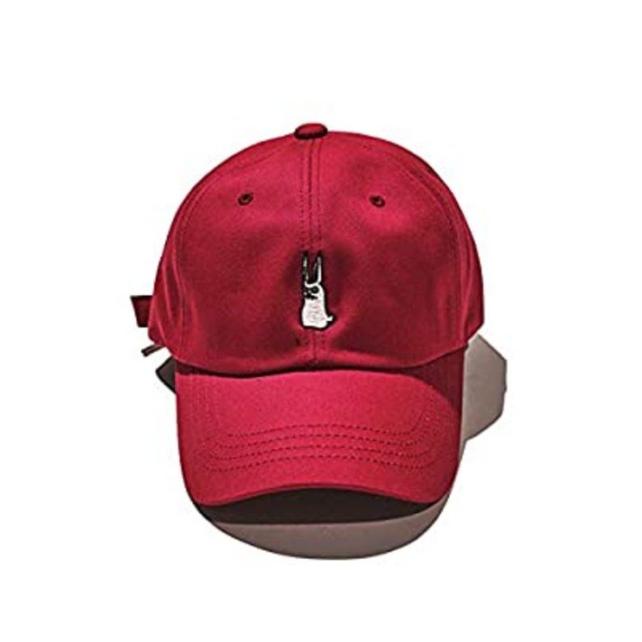 BSRABBIT [비에스라빗토] 한국 스트리트 패션 브랜드면 100 %의 남녀 공용 자수 로고 야구 모자 GR STRAPBACK RED [병행 수입품]