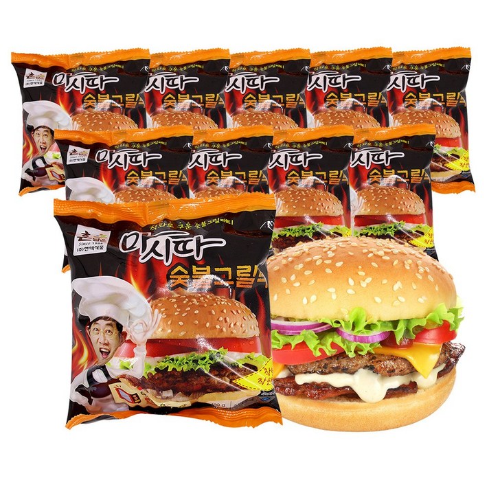 한맥 냉동 마시따 숯불그릴벅 150g x 10팩, 1set