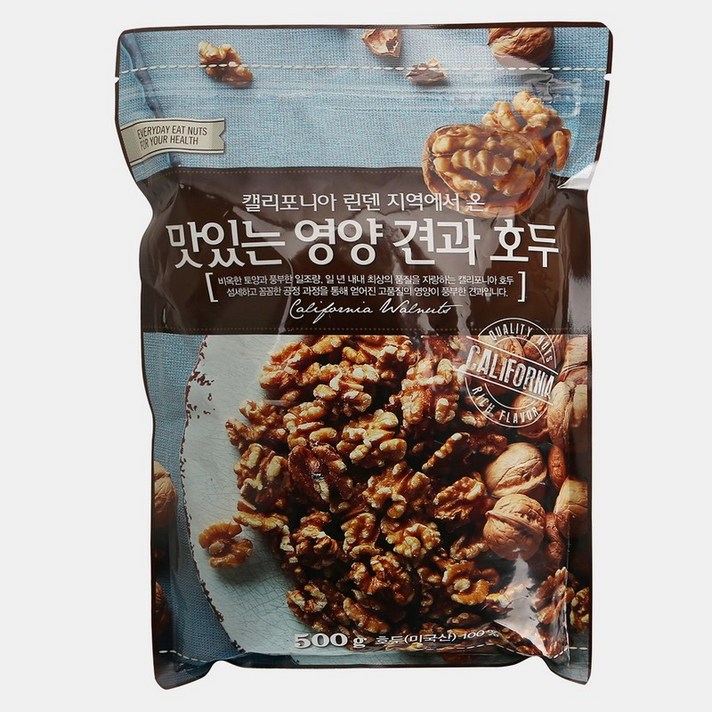 캘리포니아 햇 깐호두 500g*2개, 500g, 2개