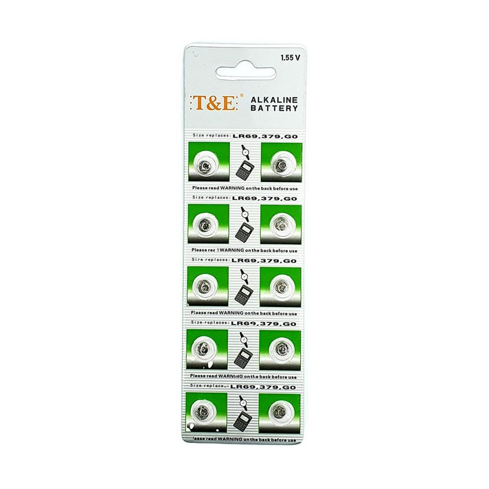 티엔이 AG0 수은건전지, 1세트, 10개