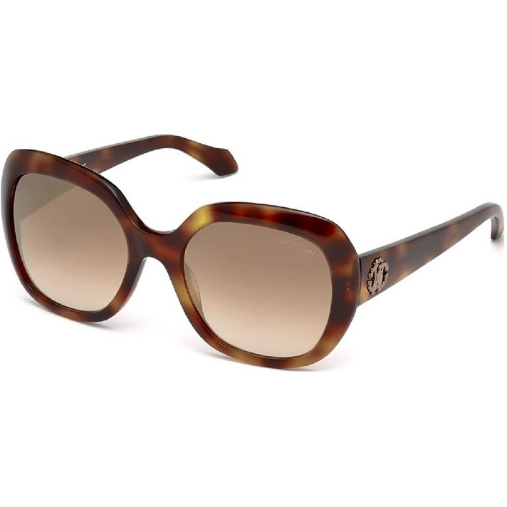 ROBERTO CAVALLI 로베르토 카 RC989S 52G TSEEN 중간 하바나 라운드 선글라스 여자