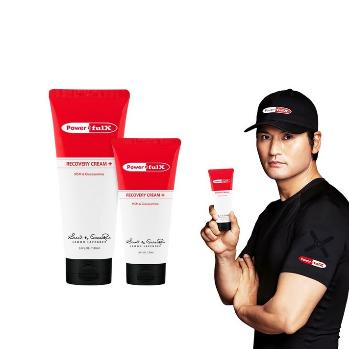 [파워풀엑스 공식몰] 리커버리크림 박찬호통증크림 혈행개선, 100ml+30ml