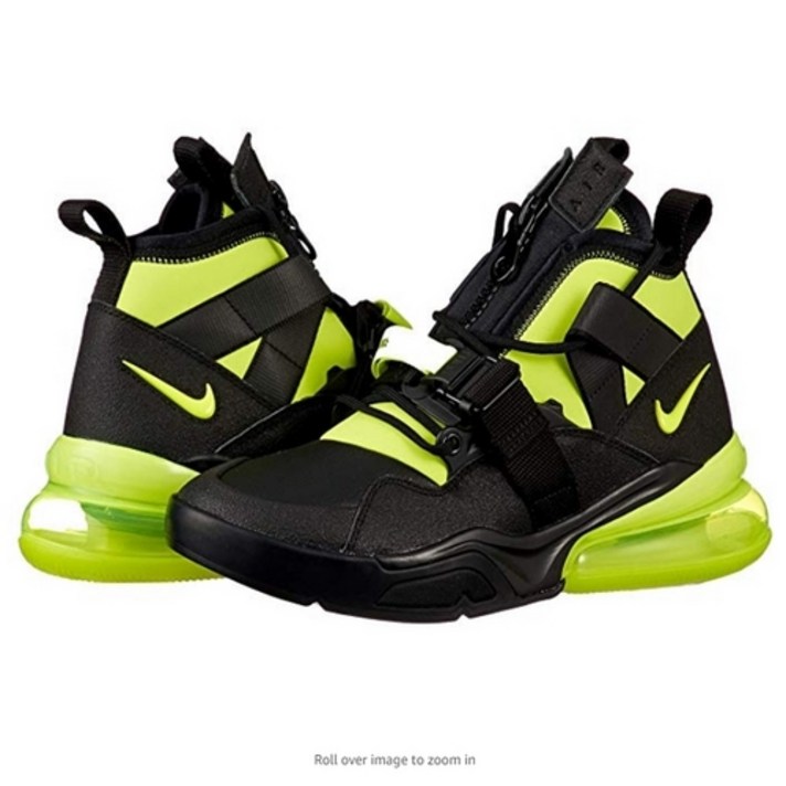 나이키 유틸리티 에어포스 형광블랙 하이탑 운동화 Nike Air Force 270 Utility Mens